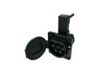 Single Phase 32A Electric Vehicle Charging Plug Straight Angle