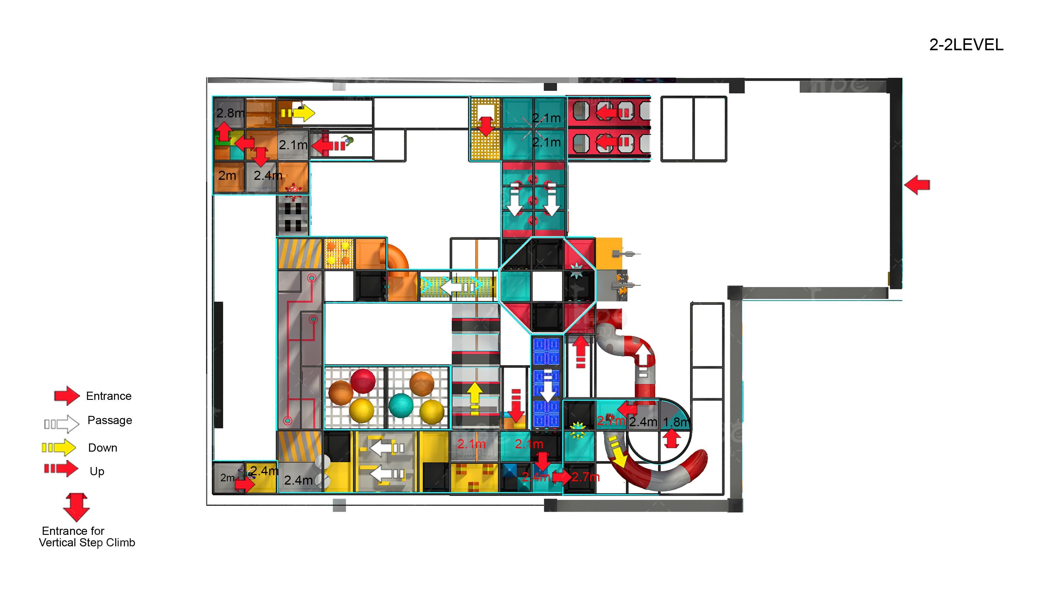Commercial Grade Indoor Play Structure Video Game Style For Kids Play Center