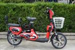 16" Wheel Pedal Assist Electric Bike , Pedal Assist Women's Bike 48V 12Ah