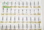 Silver Dental Diamond Burs , Friction Grip Dental Burs For High Speed Handpiece