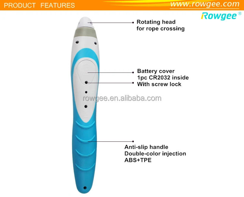 Fitness Jump Rope Blue Unisex Home Fitness Jump Rope With Adjustable Bearing Speed Skipping JP-100