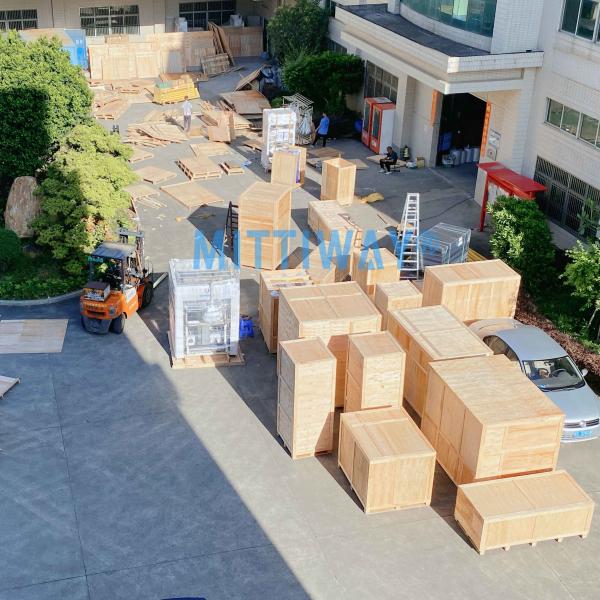 110V Corrugated Box Folding Machine Electric Hot Melt Gluing Tray Former