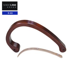 China Modern Reddish Brown Solid Wooden Chair Armrest Increase Comfort And Support wholesale