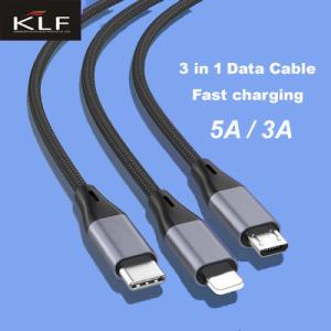 China USB Cable 3 in 1 Fast Charging Data wire wholesale