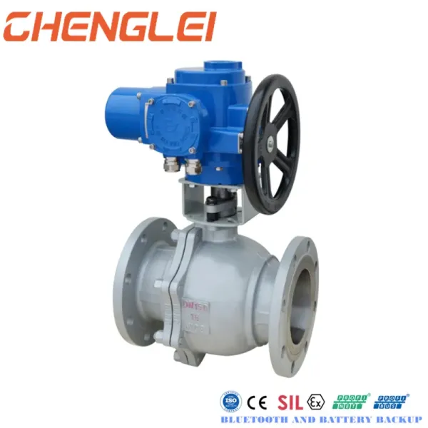 Chenglei Q300 3000n. M Explosion Proof S2 Partial Turn Intelligent Electric Butterfly Valve Actuator
