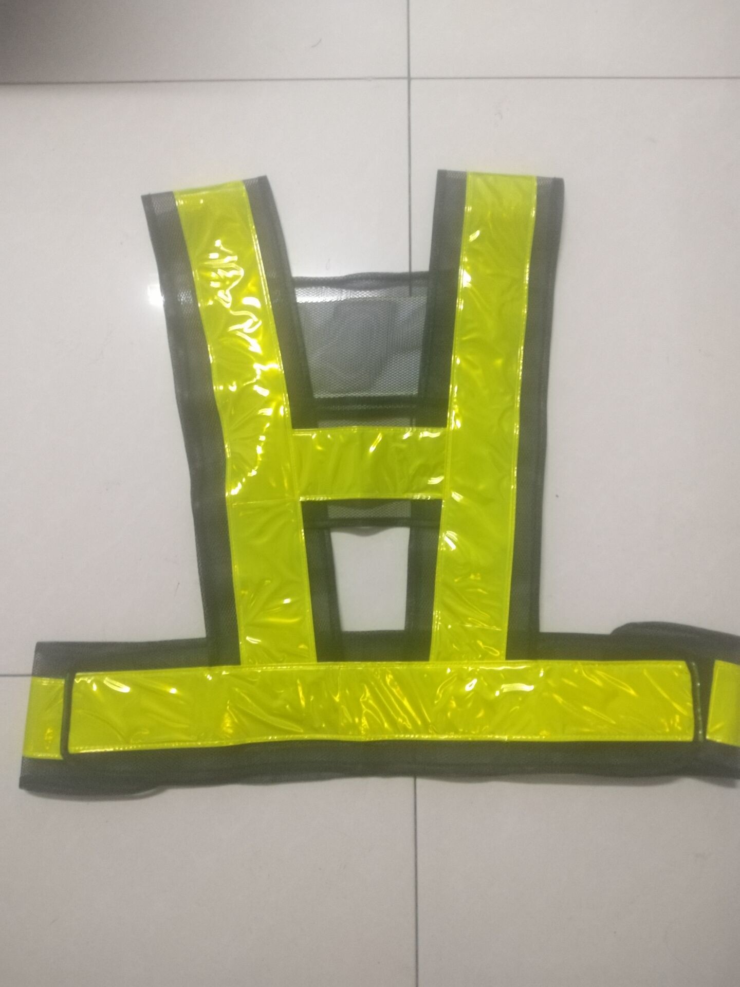 Adjustable Reflective Waist Belt Fluorescent Green Hi Vis Safety Belt