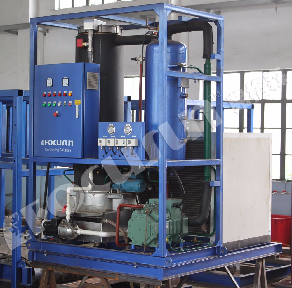 High Capacity Ice Production Automatic Cube Ice Machine with Bitzer Compressor