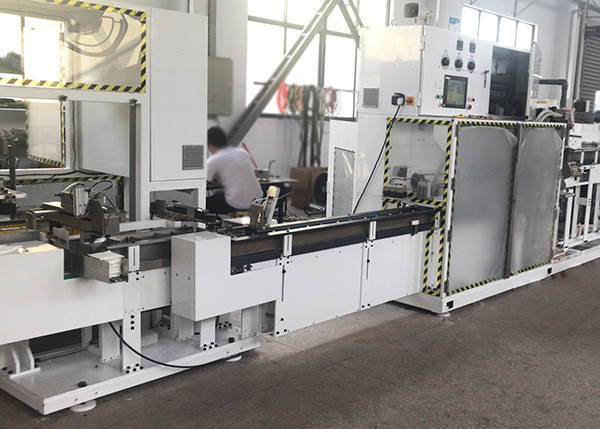Bilingual Sanitary Napkin Packing Machine With Online Bag Making Device