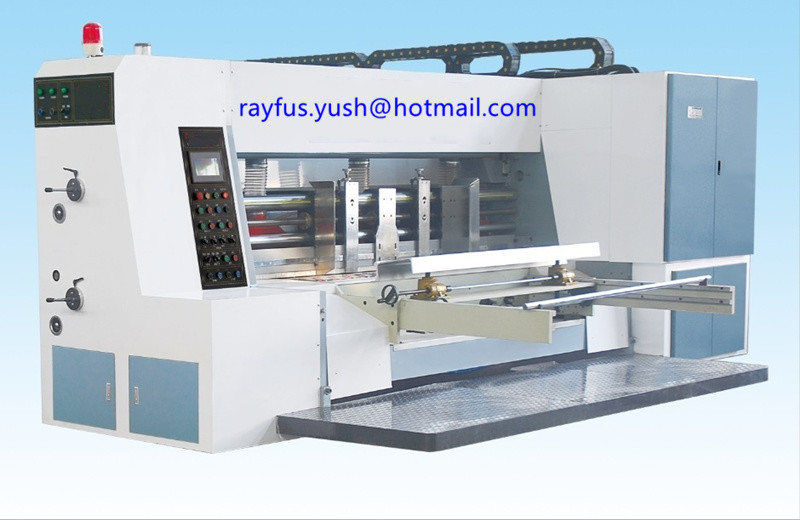 High Speed Flexo Printing Machine For Corrugated Carton Lead Edge Feeding