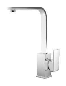 China Single Handle Chrome Finish Contemporary Kitchen Mixer Taps T81047 wholesale