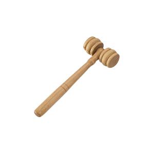 China Handheld Men Relax Wooden Body Massager Hammer With 2 Roller wholesale