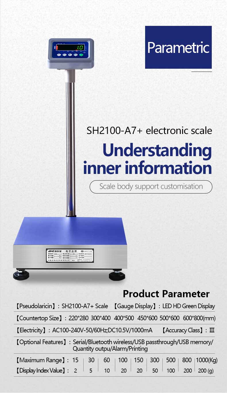 ABS stainless steel Electronic Platform Scale for Industrial Weighing Applications