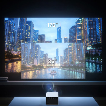 1080p Wifi Portable Android Projector 220 ANSI Lumens For Home Outdoor