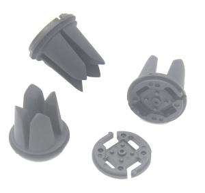 China Silicone Overmolded Plastic Auto Parts with PU Coating wholesale