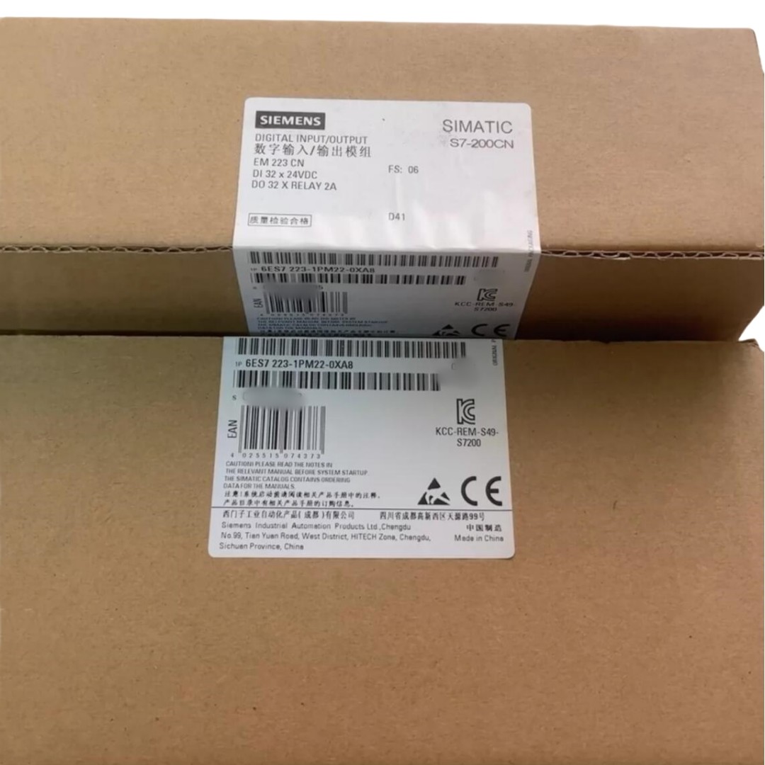 SIEMENS SIMATIC S7-200 PLC 6ES7223-1PM22-0XA0 EM 223 24 VDC Digital Comb 32 Inputs/32 Relay Outputs