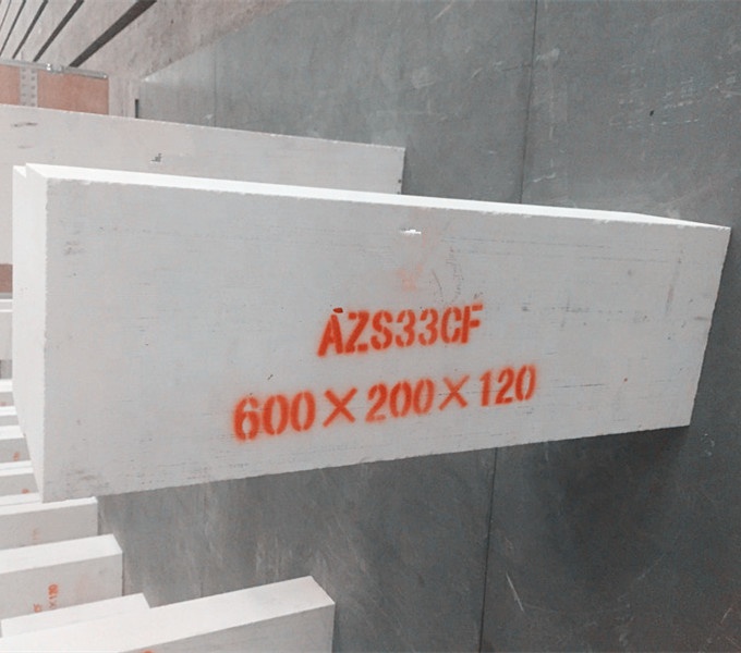 Brick Liner for Glass Furnace Henan Hongtai Refractory Fused Cast AZS Refractory Brick