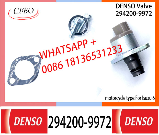 DENSO Control Valve 294200-9972 Control Valve 294200-9972 For Isuzu 6hk1