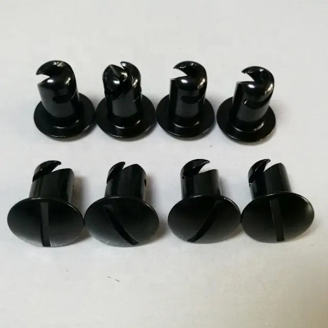 Purpose Replace/Repair Aluminium Black Quarter Turn Dzus Stud 7/16"x.500" for Universal Car Fitment