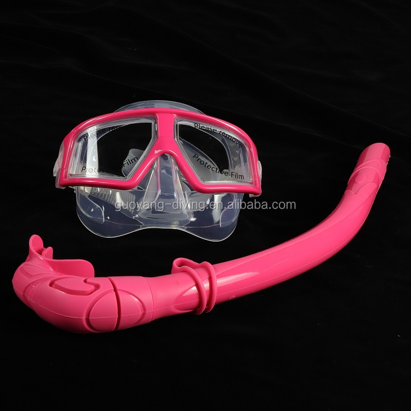 Resin Lens Diving Goggles for Anti-Fog UV Resistance Free Diving Mask and Snorkel Set