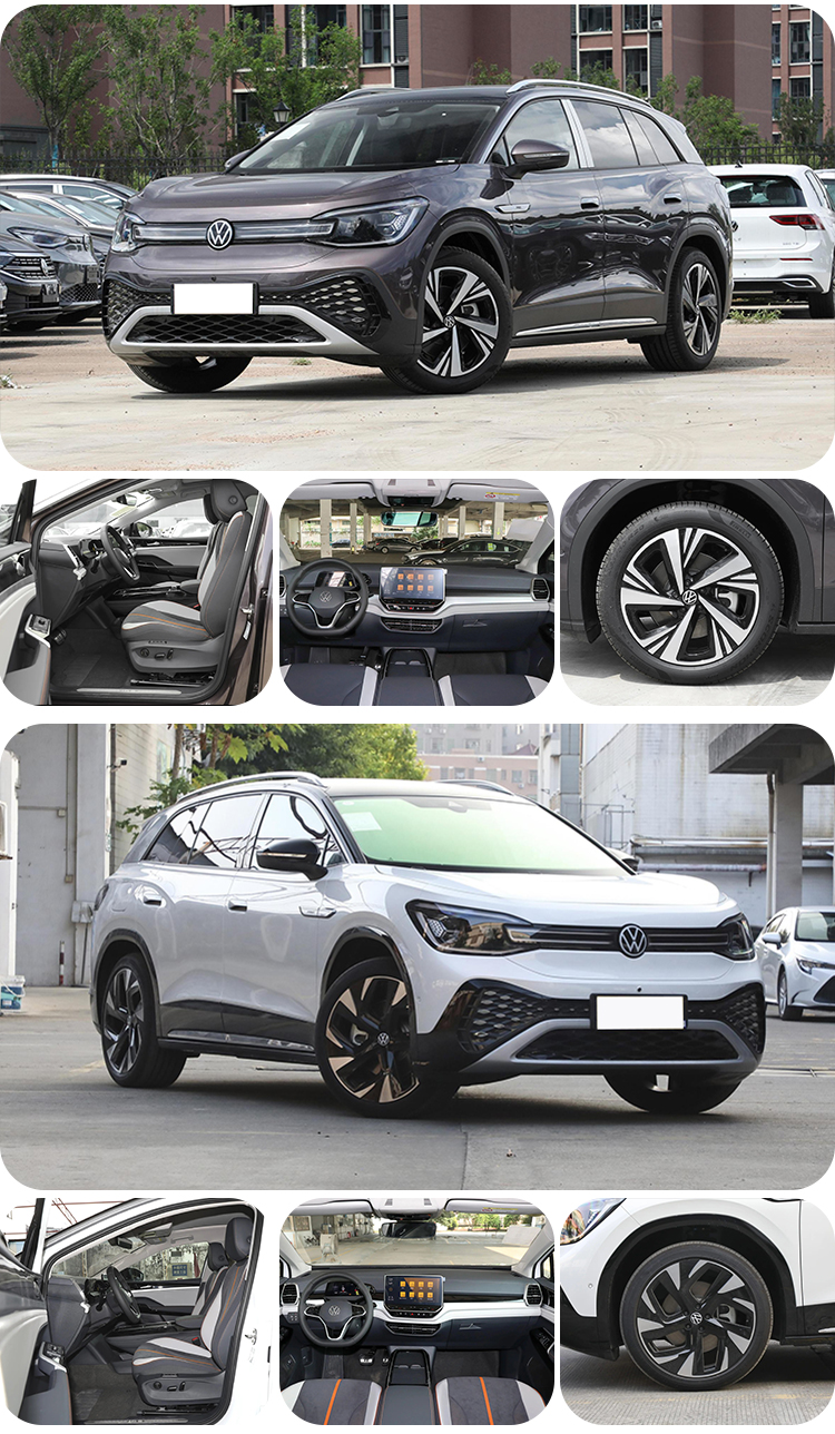 2023 2024 Top Selling Suv Electric Cars 600 Km Range Car Volk Swagen Iid6 VW Electric Vehicles with 1 Gear Fixed Gear Ratio