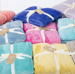 China 100% Polycotton Fabric Flannel Blanket Dyed Print Bale Packing / Blut Packing wholesale
