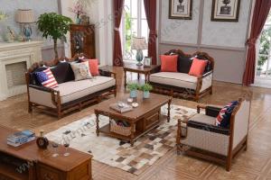China Chinese armchair wood home furniture modern couch wholesale