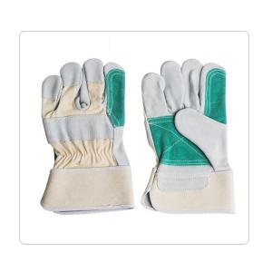 China Horse Riding Cow Split Leather Gloves wholesale