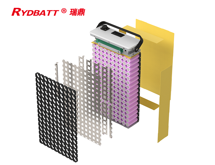 Rechargeable Electric Motorcycle Battery Removeable 60V 40Ah 2000W