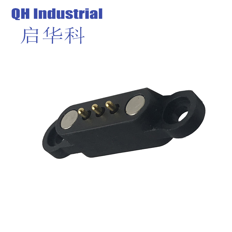3Pin Waterproof Adapter Connector magnetic pogo pin Peru Smartphone 4pin pogo pin magnetic connector