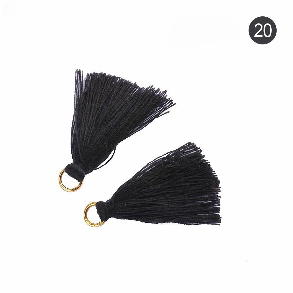 Colorful Cotton Tassel 3cm Garment Decoration Cotton Thread Tassels