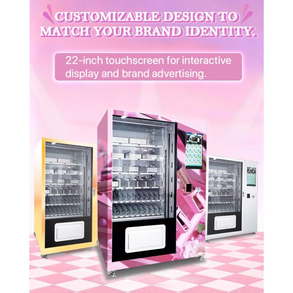 Cosmetics Makeup Products Vending Machine With Smart Free Sample Feature For Branding Campaign