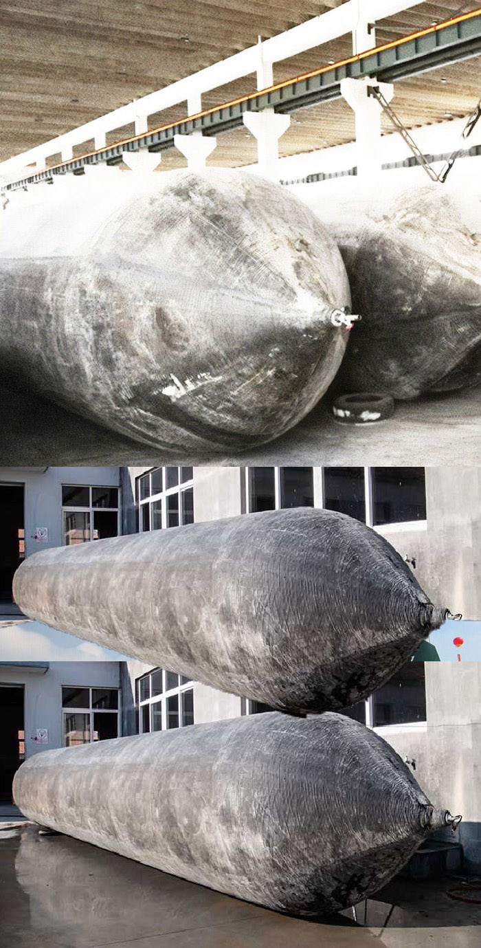 Customizatied Boat Airbag Launching Ship And Lift Floating Marine Rubber Airbag