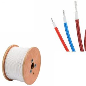 China Fiberglass Braided 18AWG 300V Silicone rubber Insulated Wire UL3122 wholesale