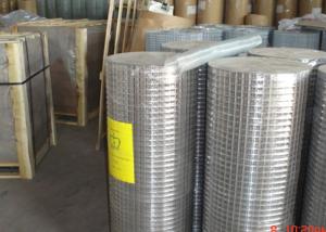 China Galvanized Welded Iron Wire Mesh 4x4 For Stucco Walls 0.5-0.9mm Diameter 15m Length wholesale