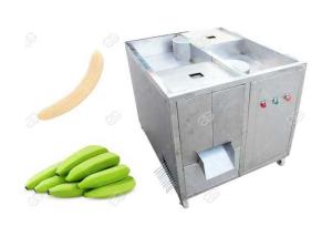 China Automatic Green Banana Peeling Machine , Industrial Banana Peeler wholesale