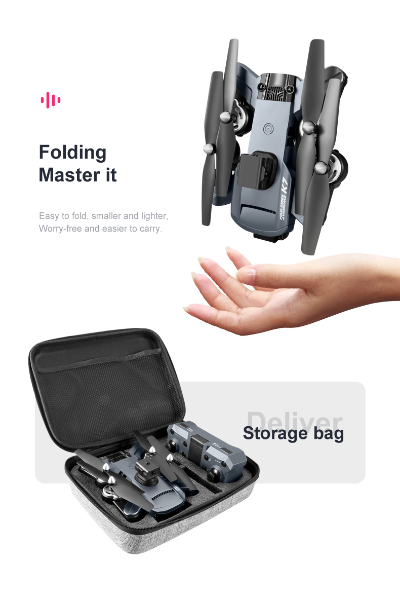 ESC HD Camera K7 Drone Optical Flow Positioning and Electrically Adjustable Remote Control for definition Aerial Photography