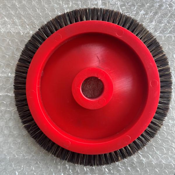 Monforts Stenter Machine Parts Red Small Brush wheel Black Nylon Hair Plastic