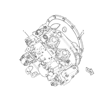 Caterpillar 3390514 Parts scheme PUMP GP-MAIN HYDRAULIC