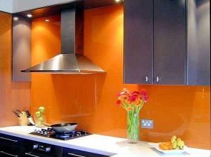 China Custom Colour Painted Glass Backsplash Heat Strengthened Add Shine wholesale