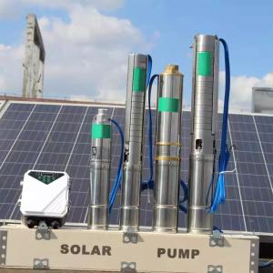 China Solar Kit Well Irrigation Water Pump Dc 0.5hp Borehole Water Pumps wholesale