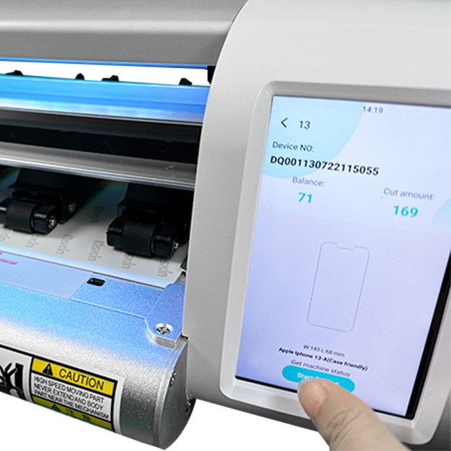 Mobile Skin Sticker Soft Tpu Screen Protector Cutter Plotter Machine For Hydrogel Film