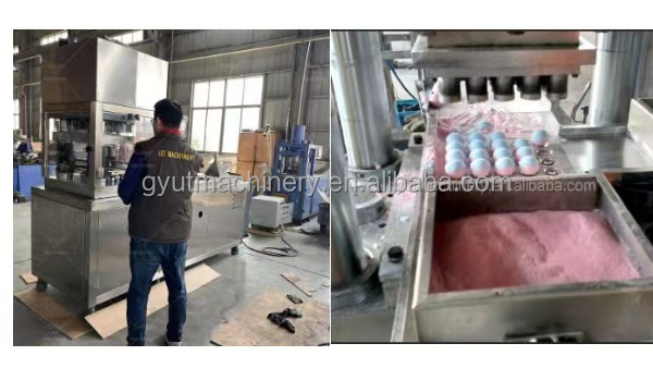 Relaxing and Moisturizing Auto Hydraulic Press Machine for Bath Bombs in Russia