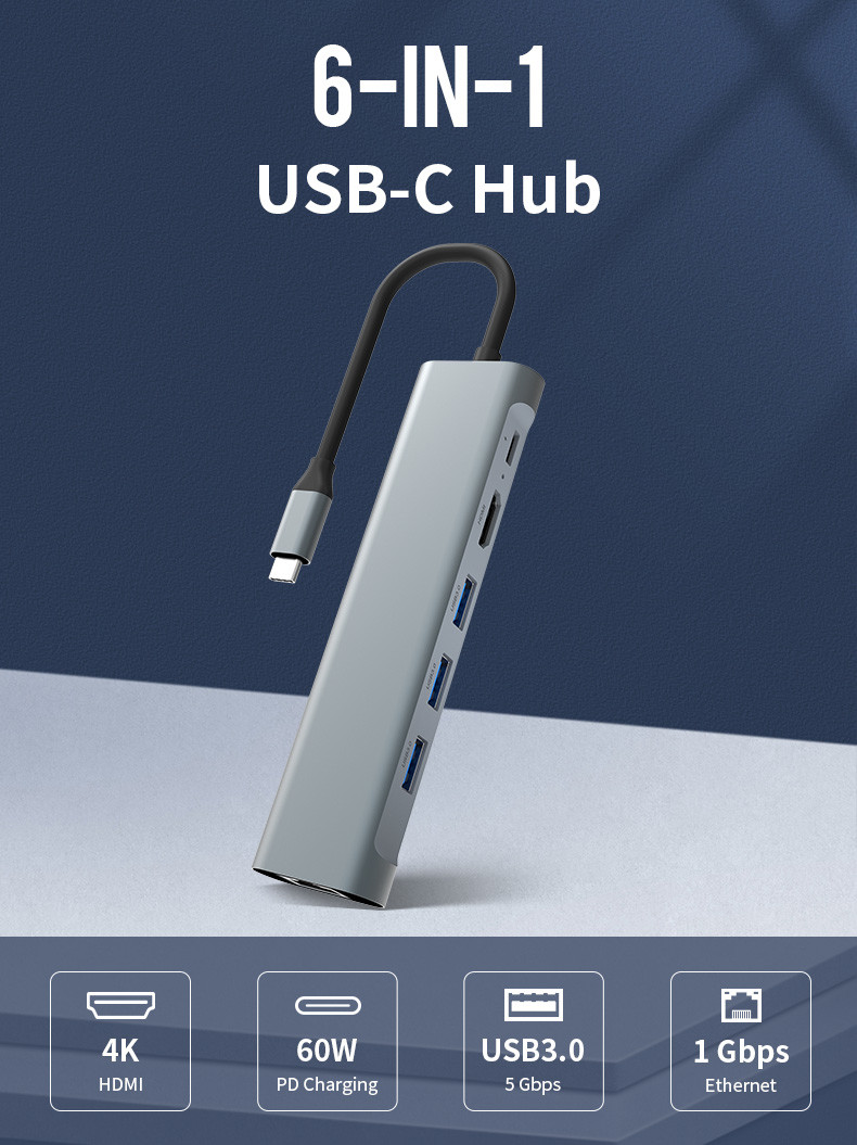 Portable Data 3.0 Mini USB Hub Extension For Laptop IMac Pro MacBook Air Notebook