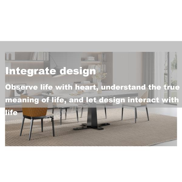 Contemporary Modern Luxe X Base Ceramic Marble Dining Table