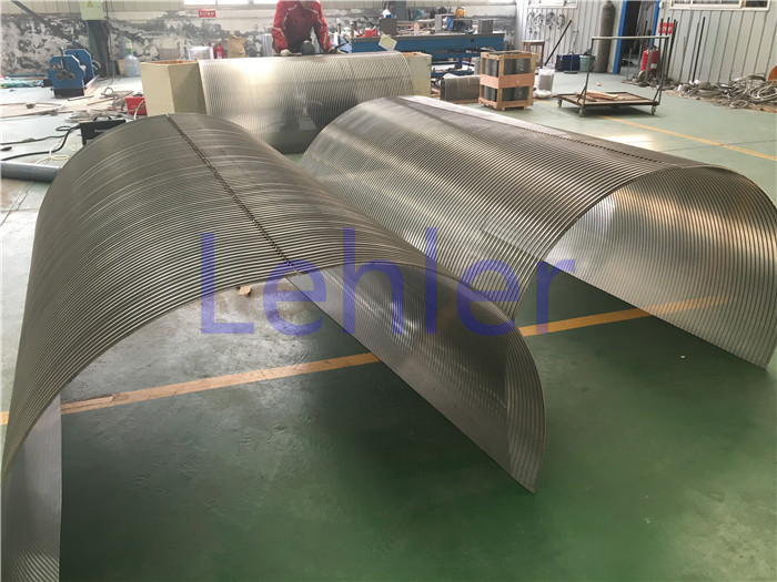 Rotary Drum Wire Slotted Screen Inside To Outside Type WWS-210 Abrasion Resistant