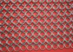 Polished 316L Ring Wire Stainless Steel Chainmail Scrubber For Food