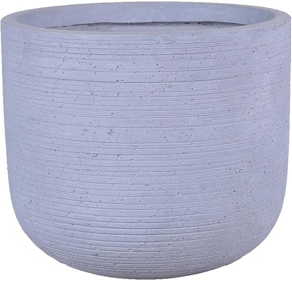 Grey Mottle Lightweight Tall Oval Concrete Planter Pots | Unique Design |
