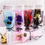 Factory Wholesale Bagged Rose Soap Flower Bouquet Mother's Day Company Group
