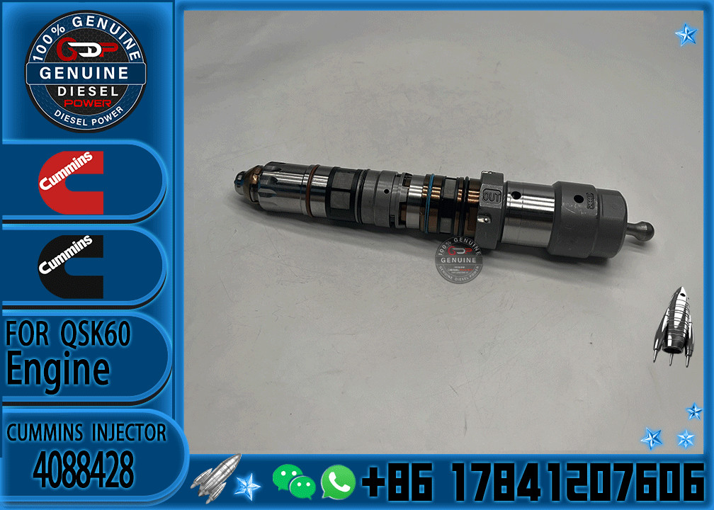 China supply Diesel Engine parts QSK60 Fuel Injector 4088428 4326781 4087894 4002145