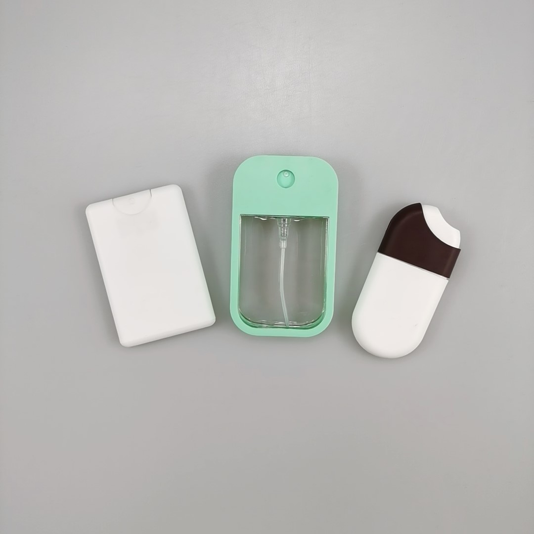 35ml 40ml PET Plastic Perfume Spray Bottle with Pump Sprayer in Credit Card Shape